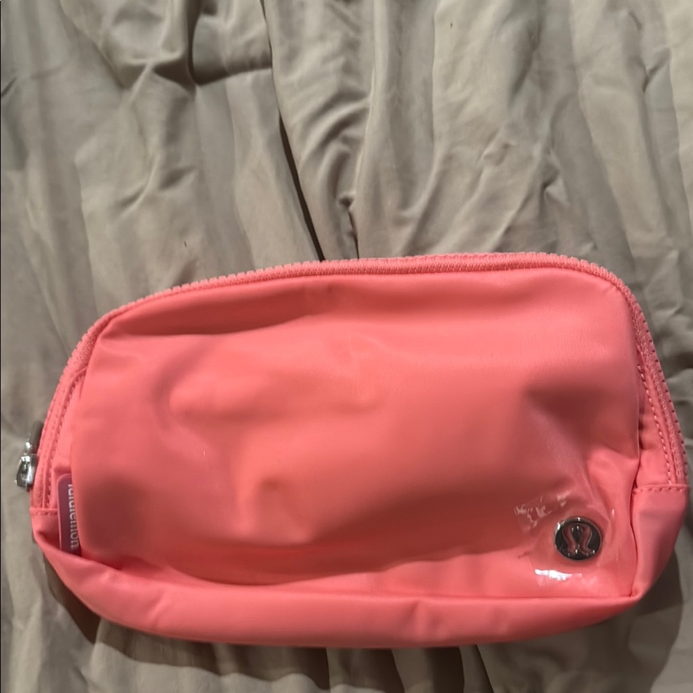 Lululemon Athletica Pink Crossbody Bag with Zipper Closure
